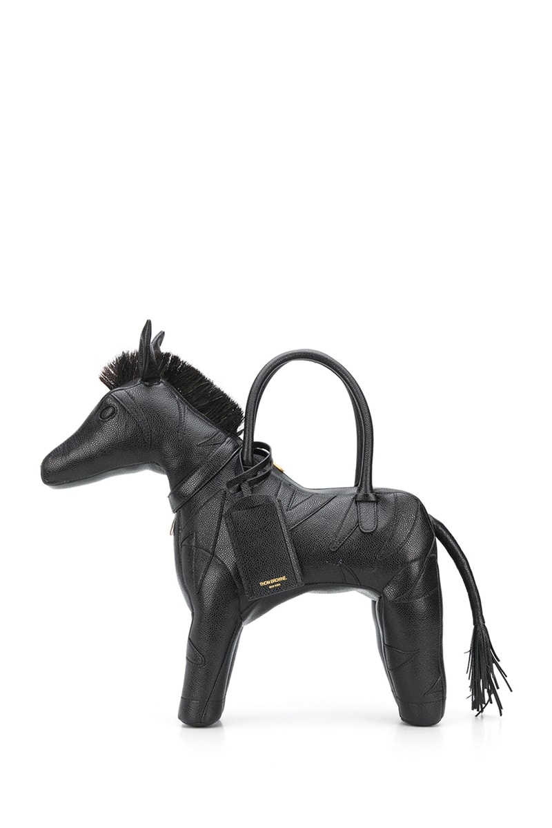 Thom Browne Fall 2020 Animal Icon Leather Bags, Goods fw20 collection menswear womenswear hector wallet passport card holder accessories leather pebble italy limited edition monkey bear cheetah elephant giraffe hippo lion pig rabbit rat sheep zebra