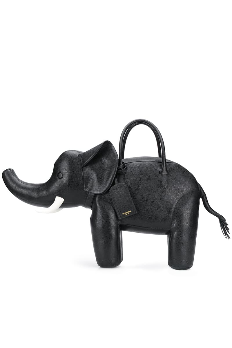 Thom Browne Fall 2020 Animal Icon Leather Bags, Goods fw20 collection menswear womenswear hector wallet passport card holder accessories leather pebble italy limited edition monkey bear cheetah elephant giraffe hippo lion pig rabbit rat sheep zebra