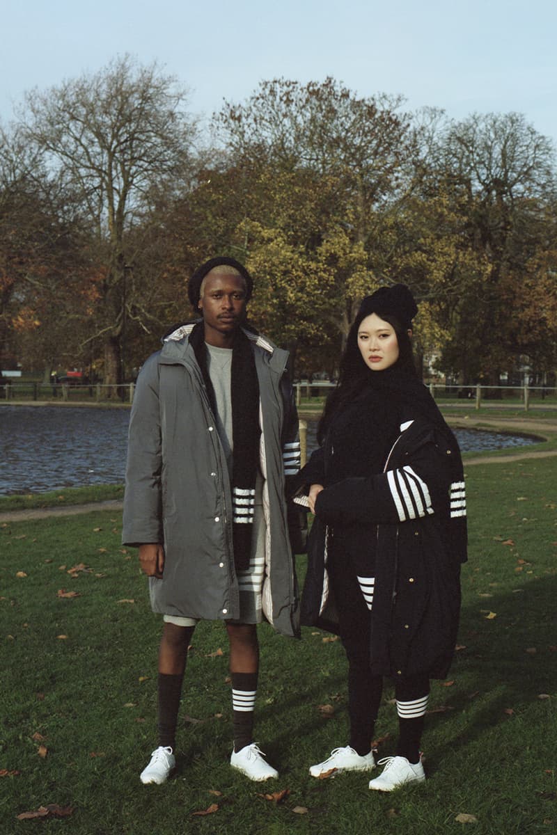 Thom Browne compression football collection release information high-end