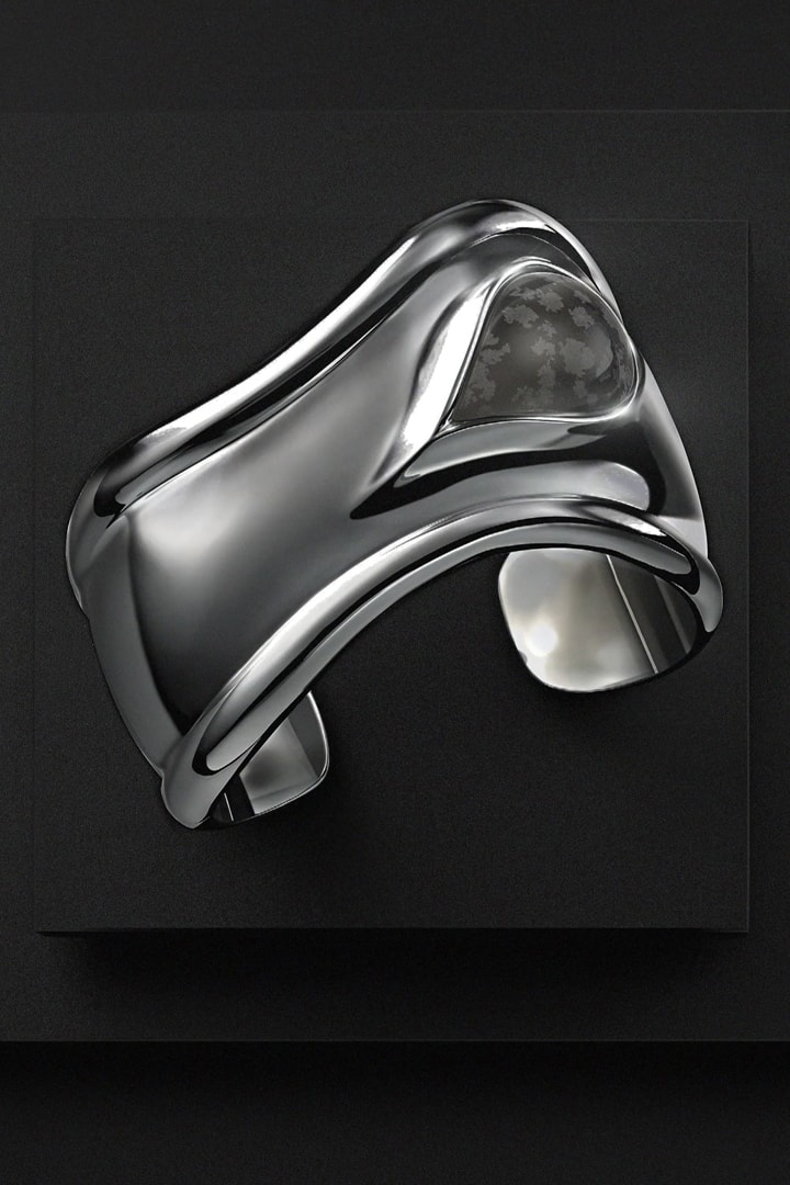 Tiffany & Co. and Elsa Peretti for Dover Street Market jewelry cuffs silver sterling black london new york singapore ginza los angeles japan release date info exclusive