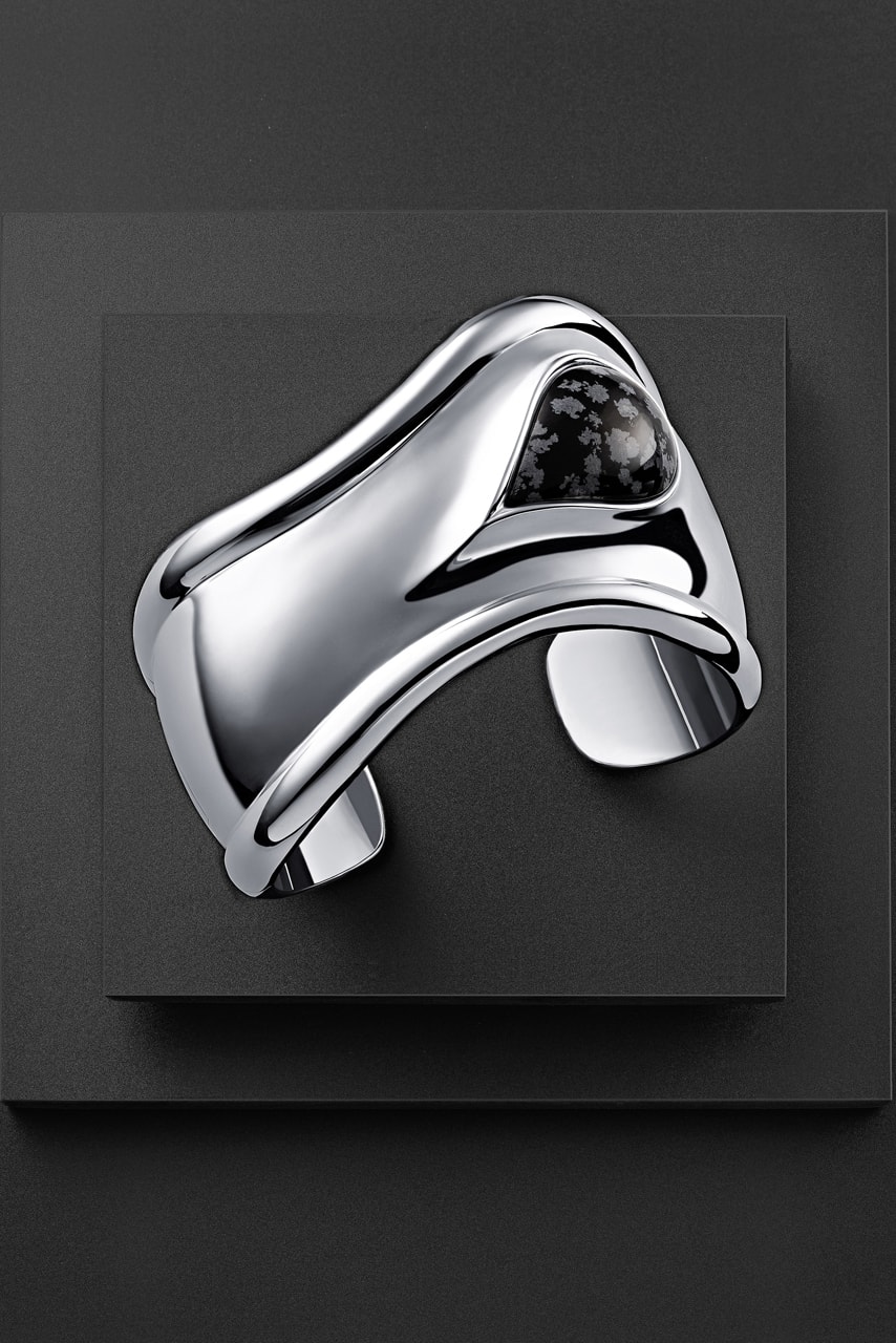 Tiffany & Co. and Elsa Peretti for Dover Street Market jewelry cuffs silver sterling black london new york singapore ginza los angeles japan release date info exclusive