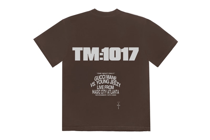 Travis Scott Cactus Jack for VERZUZ TM:1017 Gucci Mane Young Jeezy T shirt Release Info Date Buy Price 2005 ONE SIZE TALL TEE