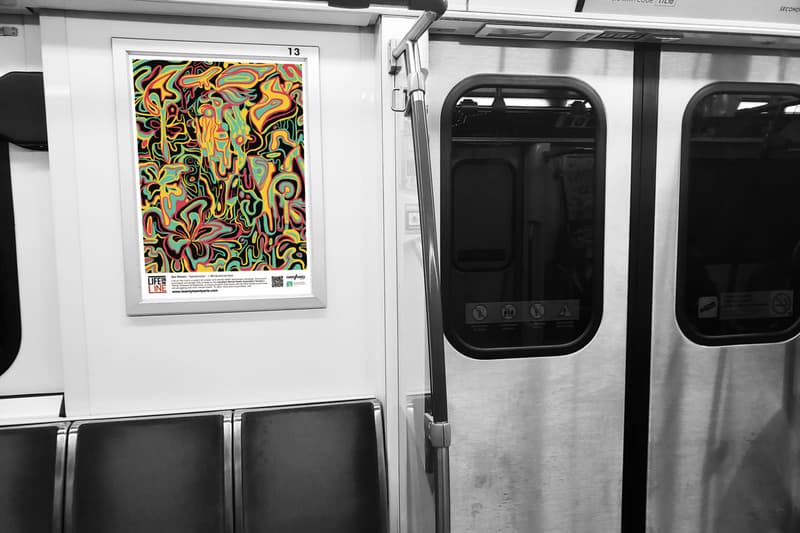 life on the line toronto subway art campaign