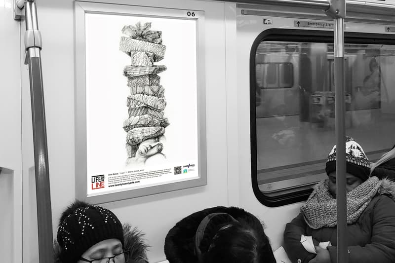 life on the line toronto subway art campaign