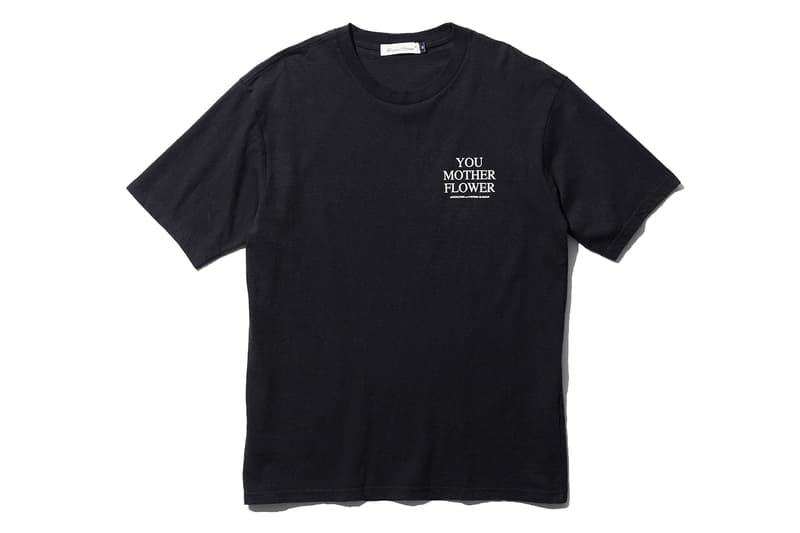 UNDERCOVER x HYSTERIC Glamour for BLACK SENSE MARKET collaboration tee shirt mother flower UCZ7805