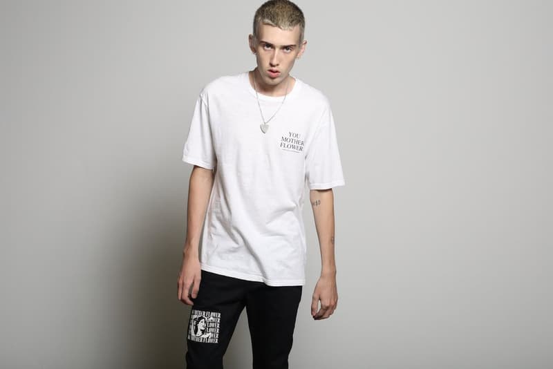 UNDERCOVER x HYSTERIC Glamour for BLACK SENSE MARKET collaboration tee shirt mother flower UCZ7805