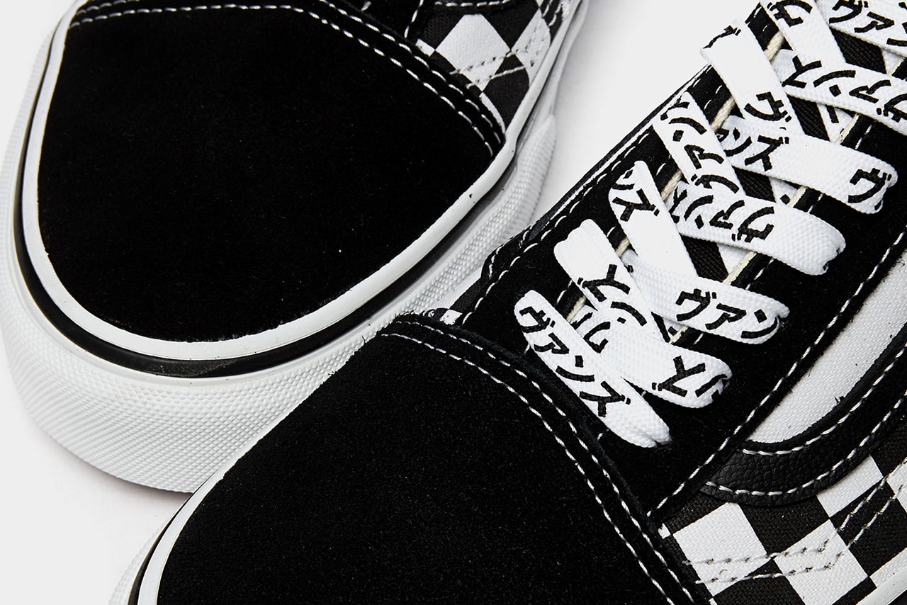 Vans Covers Old Skool Checkerboard in Traditional Japanese Syllabary