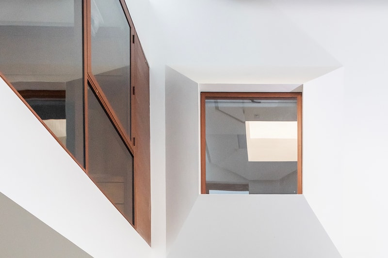 Jim Caumeron Design's VIEWPOINT HOUSE Features Striking Trapezoidal Picture Window Quezon City Philippines Homes Architecture design house minimal 