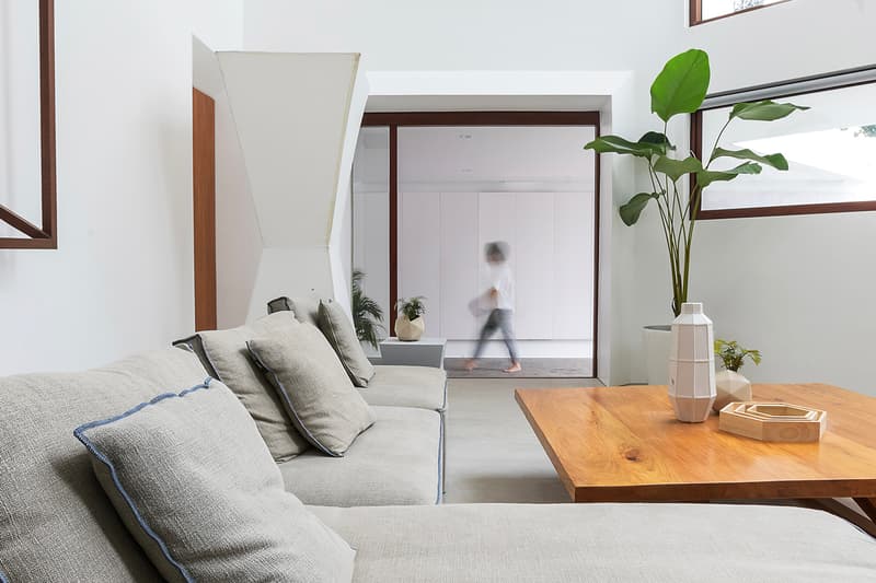 Jim Caumeron Design's VIEWPOINT HOUSE Features Striking Trapezoidal Picture Window Quezon City Philippines Homes Architecture design house minimal
