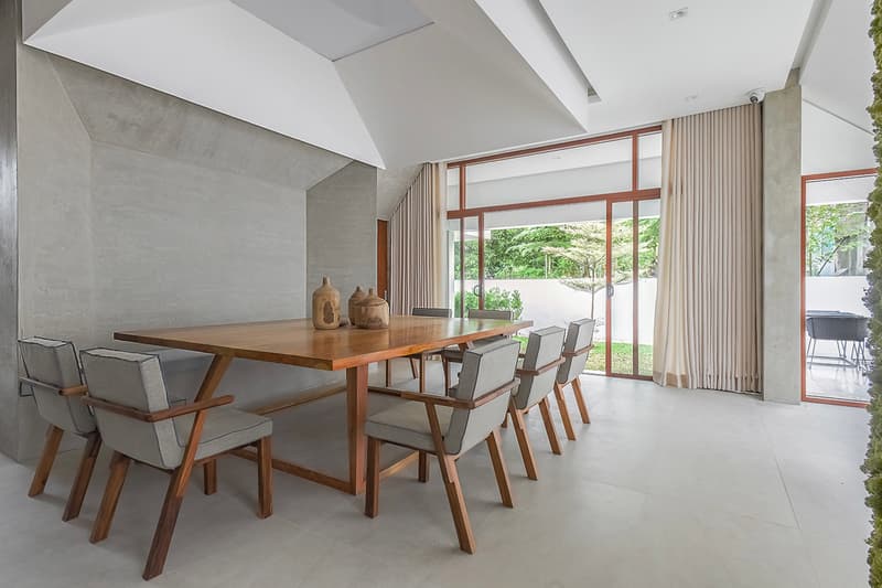 Jim Caumeron Design's VIEWPOINT HOUSE Features Striking Trapezoidal Picture Window Quezon City Philippines Homes Architecture design house minimal