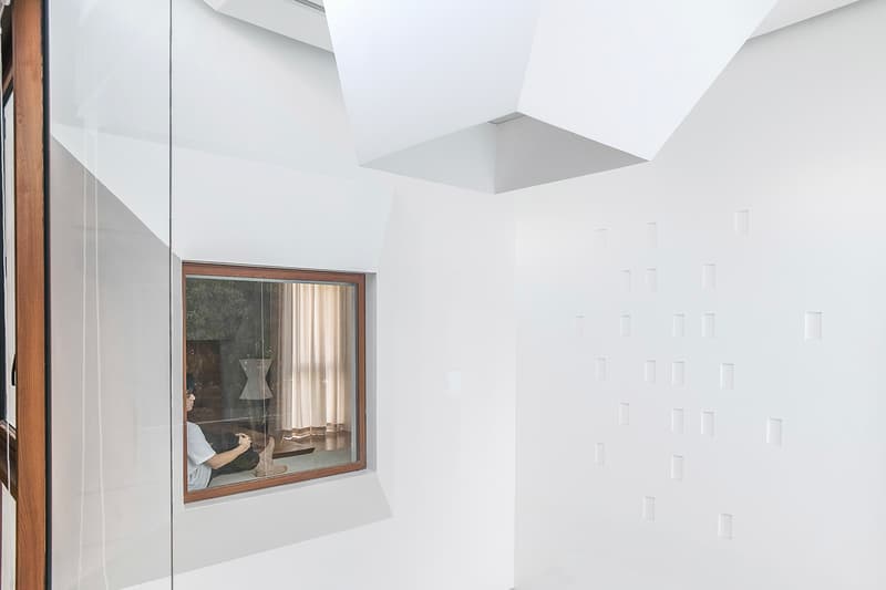 Jim Caumeron Design's VIEWPOINT HOUSE Features Striking Trapezoidal Picture Window Quezon City Philippines Homes Architecture design house minimal