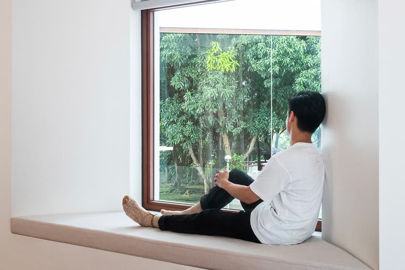 Jim Caumeron Design's VIEWPOINT HOUSE Features Striking Trapezoidal Picture Window Quezon City Philippines Homes Architecture design house minimal