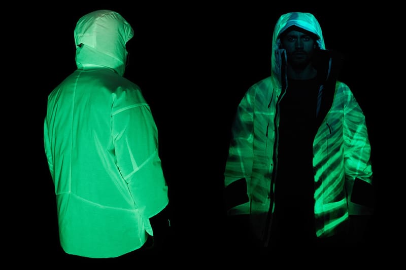 Vollebak's Solar-Charged Puffer Jacket Glows in the Dark
