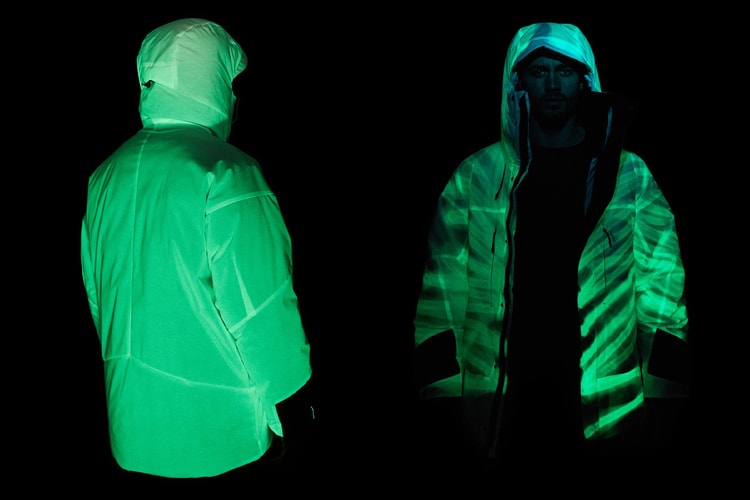 Vollebak's Solar-Charged Puffer Jacket Glows in the Dark
