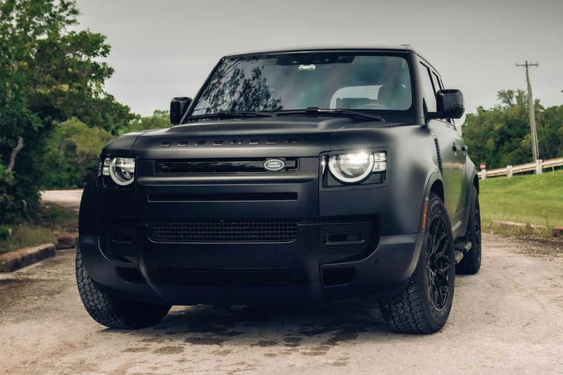 vossen wheels hybrid forged hf 2 aluminium land rover defender off road matte black wrap