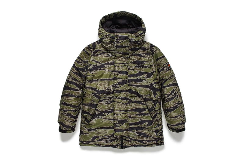 WACKO MARIA Nanga 2020 Capsule menswear streetwear jackets parkas liners leopard tiger camo puffer fw20 fall winter 2020 collection