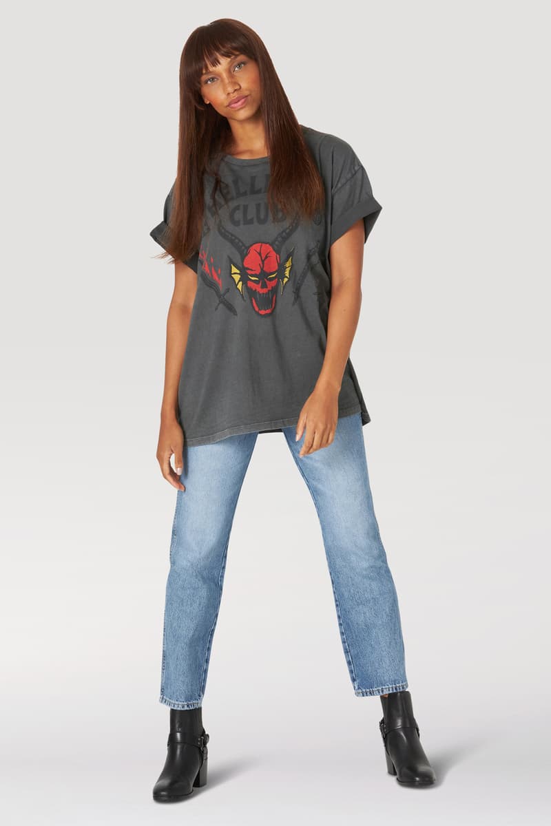 Collection launch Hellfire club inspired 80s 18th century Britain and Ireland historical crew a men’s t-shirt, women’s t-shirt & gender neutral denim jacket