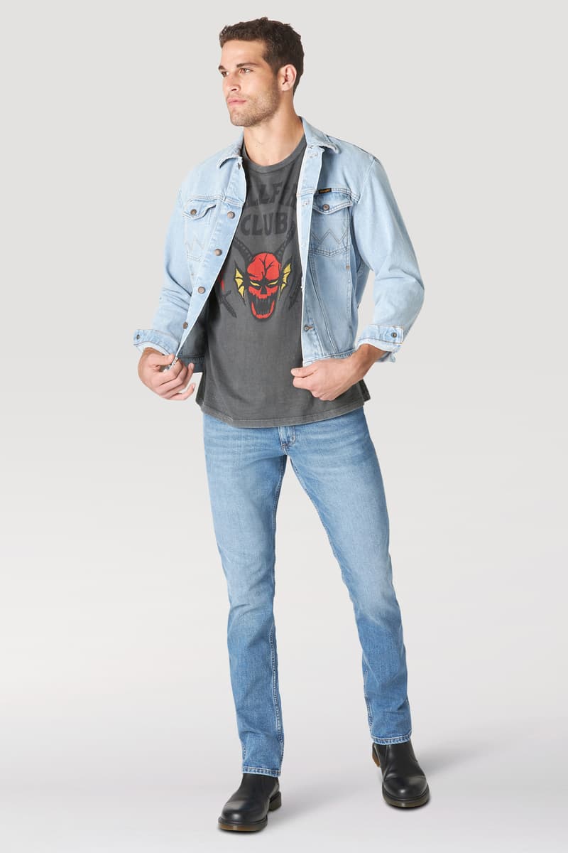 Collection launch Hellfire club inspired 80s 18th century Britain and Ireland historical crew a men’s t-shirt, women’s t-shirt & gender neutral denim jacket