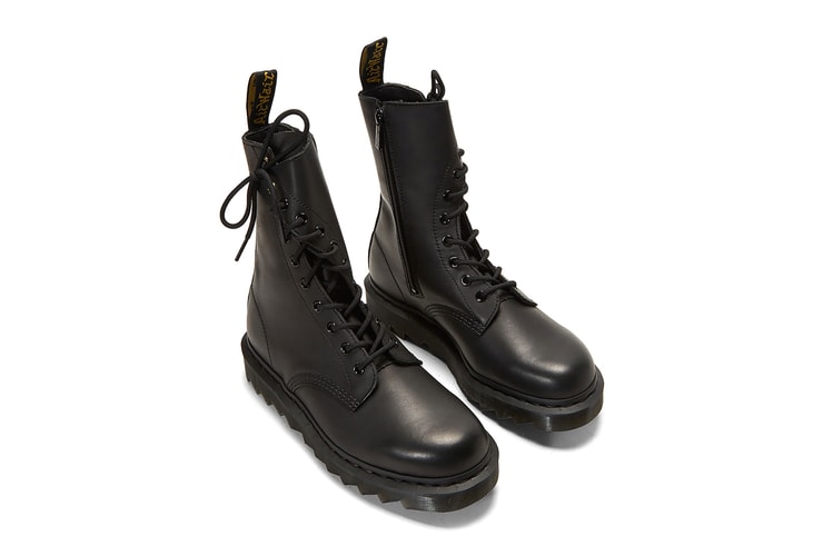 Yohji Yamamoto and Dr. Martens Drop $1,190 USD Asymmetrical Temperley Twisted Boots