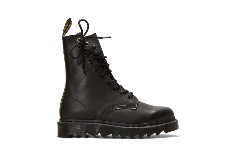 Yohji Yamamoto x Dr. Martens Temperley Twisted Boots Black Release Information Avant-Garde Darkness Leather Premium Luxury Fall Winter 2020 Footwear LN-CC