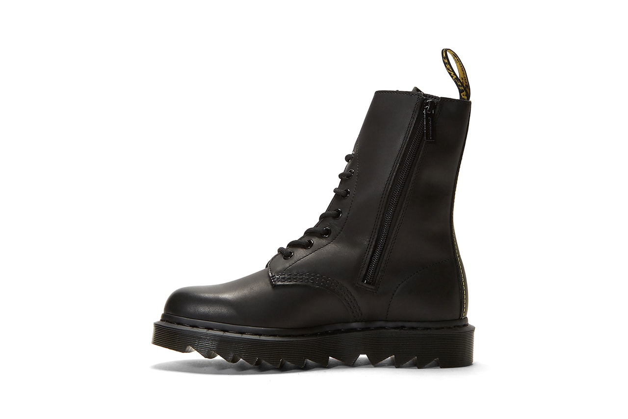 Yohji Yamamoto x Dr. Martens Temperley Twisted Boots Black Release Information Avant-Garde Darkness Leather Premium Luxury Fall Winter 2020 Footwear LN-CC