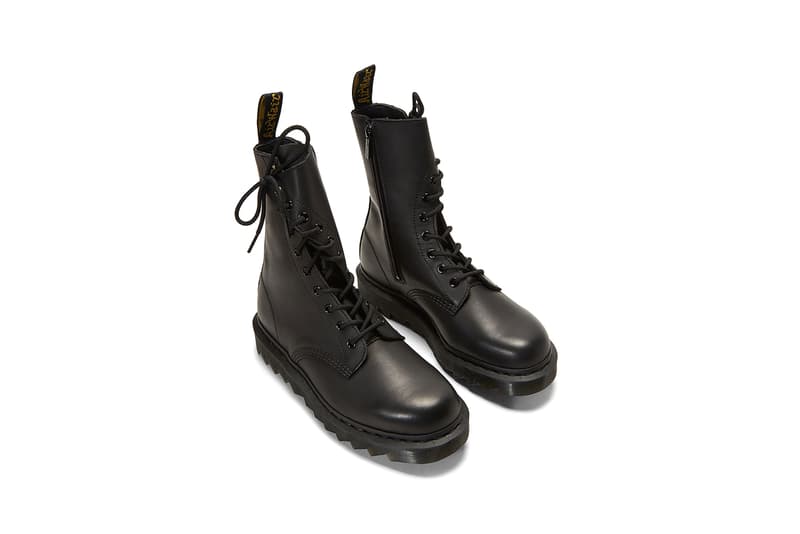 Yohji Yamamoto x Dr. Martens Temperley Twisted Boots Black Release Information Avant-Garde Darkness Leather Premium Luxury Fall Winter 2020 Footwear LN-CC