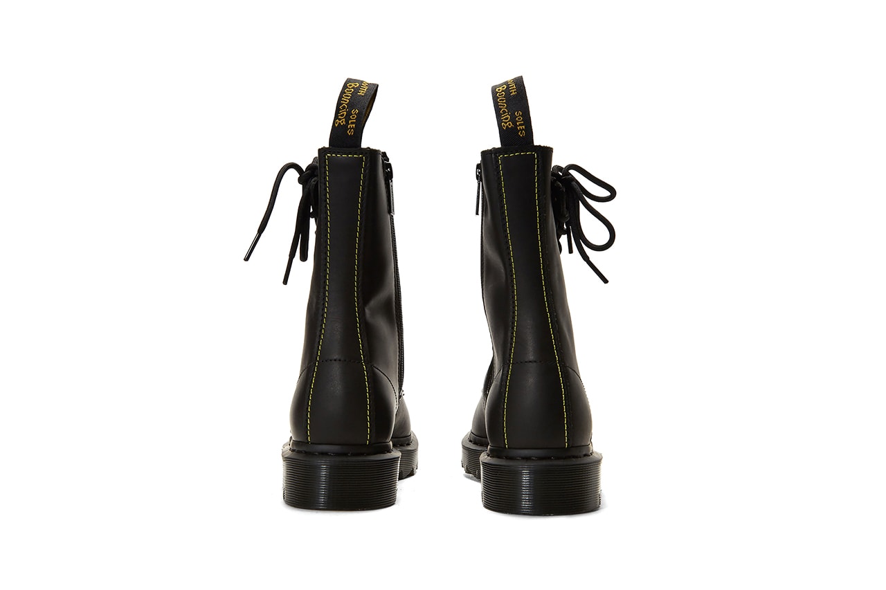 Yohji Yamamoto x Dr. Martens Temperley Twisted Boots Black Release Information Avant-Garde Darkness Leather Premium Luxury Fall Winter 2020 Footwear LN-CC