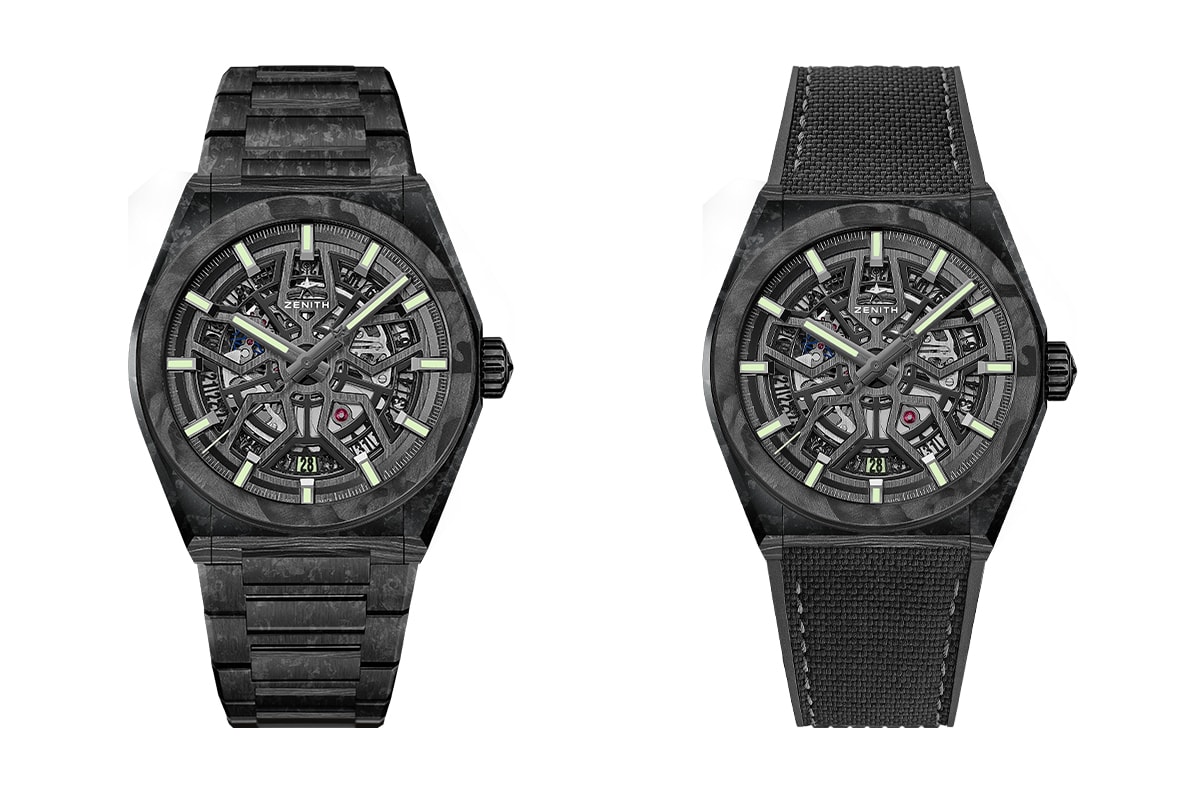 zenith defy el primero classic carbon watches accessories bracelet automatic 