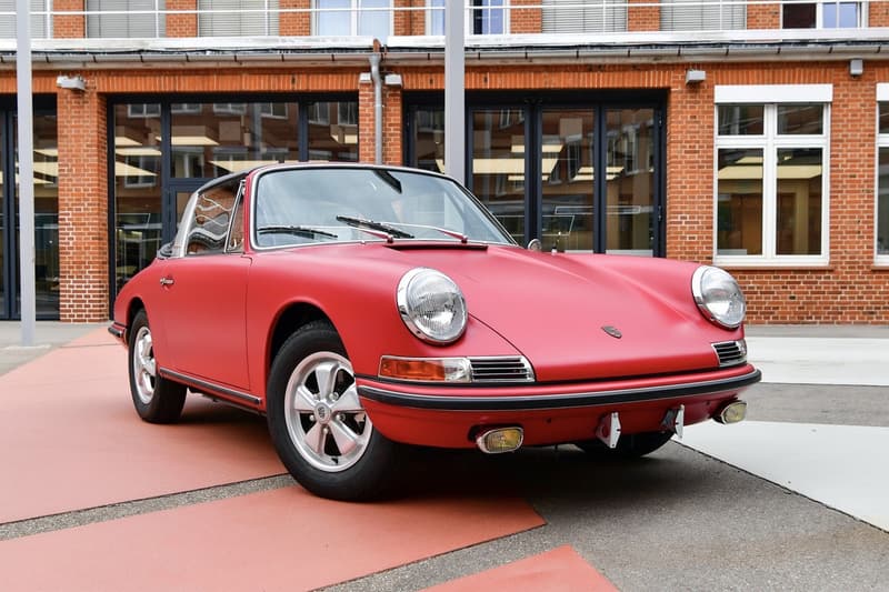1967 Porsche 911 S Targa Restoration Full Rebuild Body Work "Polo Red" Matte Paint Job Fuchs Wheels Rims Chrome 2.0-Liter Six Cylinder Engine Classic OG Retro Restomod