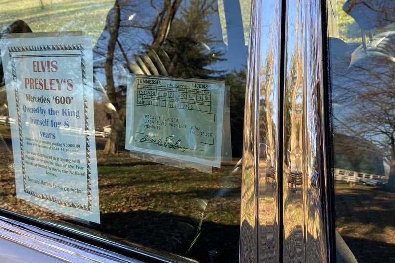 1969 Mercedes-Benz 600 Elvis Presley Owned Graceland Merc Auction Bring a Trailer 6.3-liter M100 V8 Limo German Classic Car Luxury Four Door Sedan S-Class Pullman Maybach "Taking Care of Business"