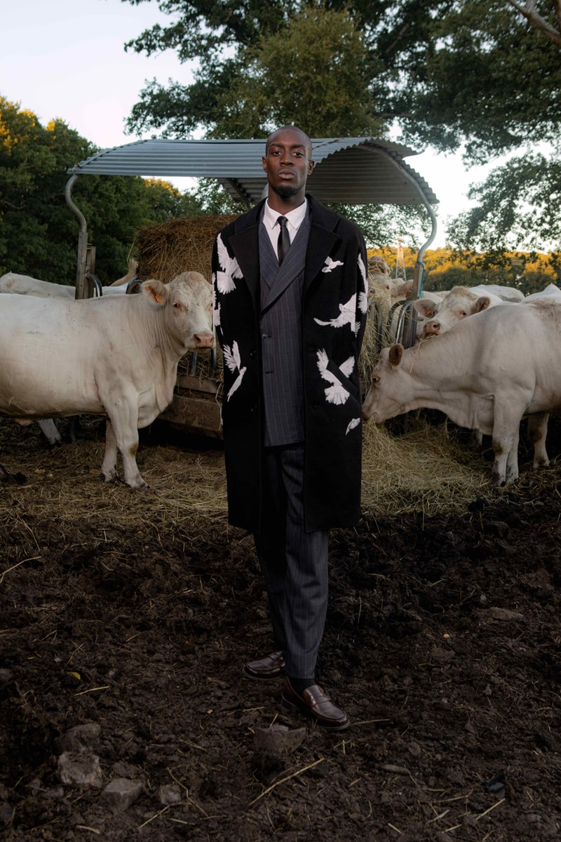 3.PARADIS "LIFE IS BORN OF WOMAN" Collection Campaign Lookbook Fashion Menswear Emeric Tchatchoua Tailoring Streetwear Doves Outerwear Coats Jackets Fall Winter 2020 FW20