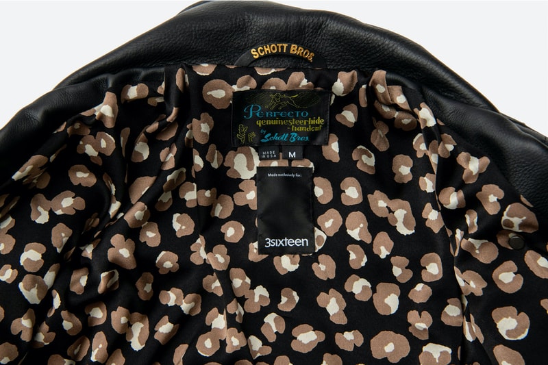 3sixteen Schott NYC Collab Leather Jacket Annual Limited Release Perfecto Hand-Sewn