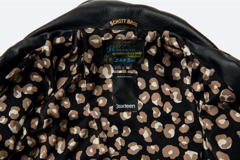 3sixteen Schott NYC Collab Leather Jacket Annual Limited Release Perfecto Hand-Sewn