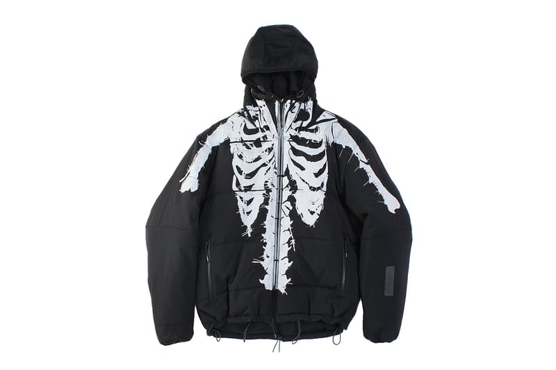 99percentis %IS- Born to Bone Series Release Info Skull Puffer Jacket Mask Buy Price
