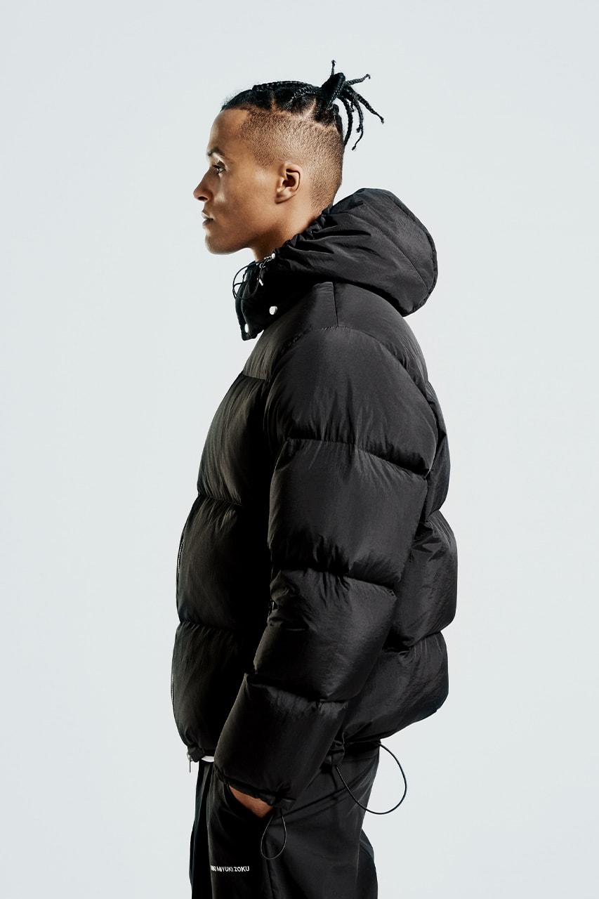 MKI fall winter 2020 padded down collection duck down outerwear crinkled nylon vest jacket liner
