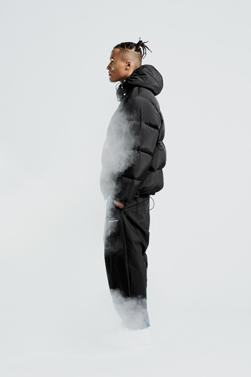 MKI fall winter 2020 padded down collection duck down outerwear crinkled nylon vest jacket liner