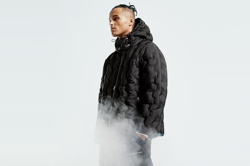 mki hooded down jacket