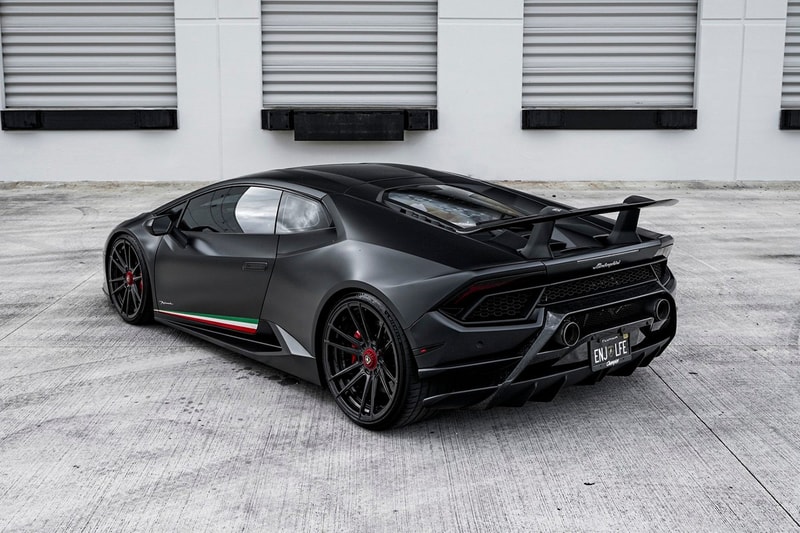 Lamborghini Huracan Performante "Nero Nemesis" Custom Wheels, Twin-Turbocharger kit client strasse selfmade motorsports 
