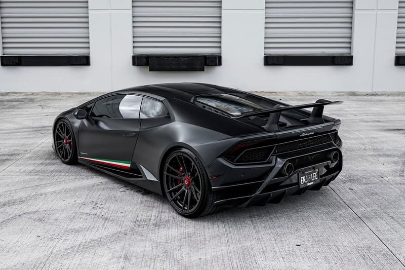 Lamborghini Huracan Performante "Nero Nemesis" Custom Wheels, Twin-Turbocharger kit client strasse selfmade motorsports
