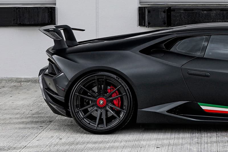 Lamborghini Huracan Performante "Nero Nemesis" Custom Wheels, Twin-Turbocharger kit client strasse selfmade motorsports 