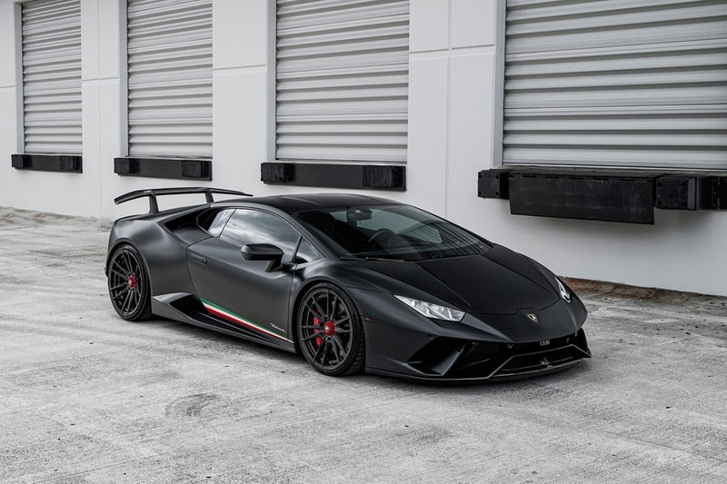 Lamborghini Huracan Performante "Nero Nemesis" Custom Wheels, Twin-Turbocharger kit client strasse selfmade motorsports 