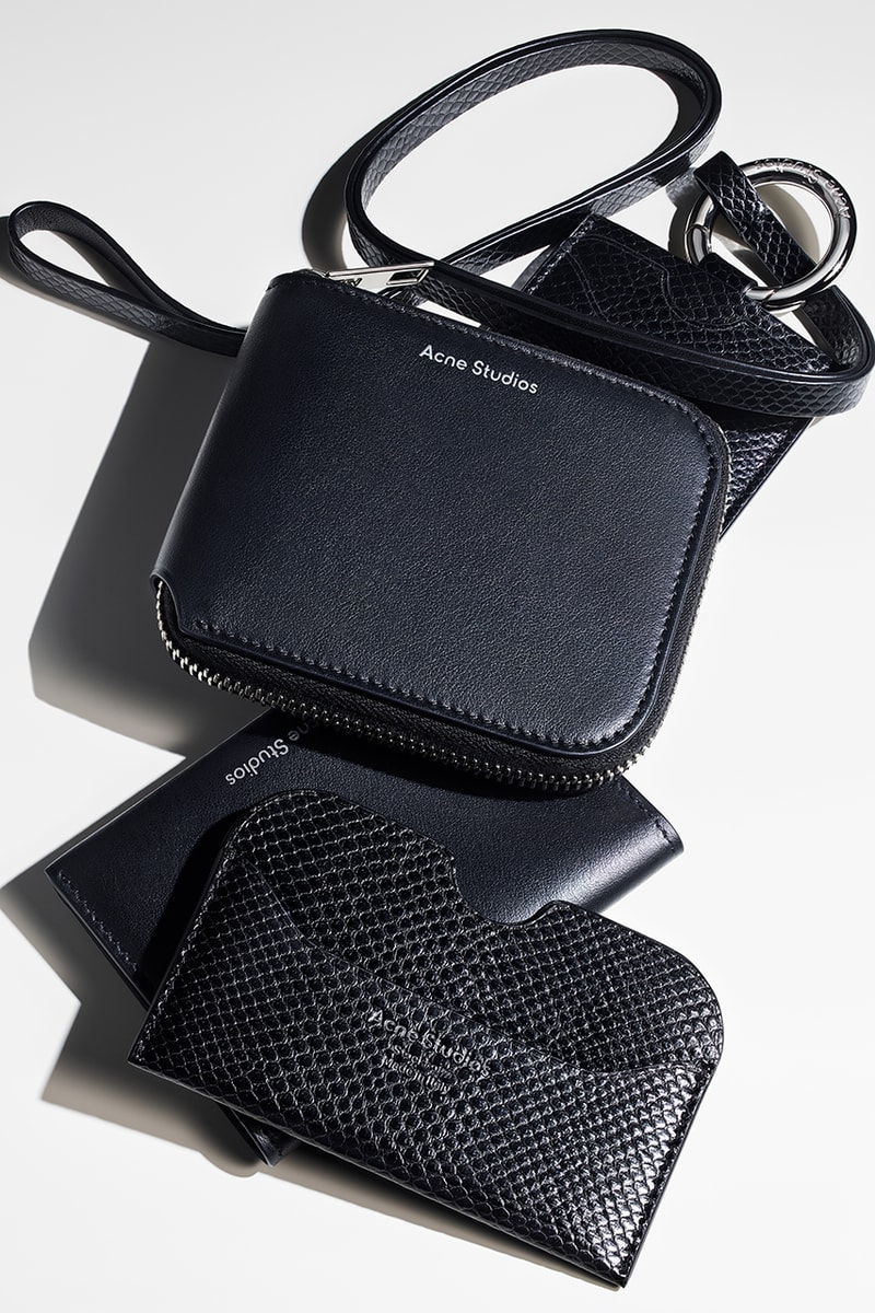 acne studios fall winter 2020 small leather goods release information details buy cop purchase
