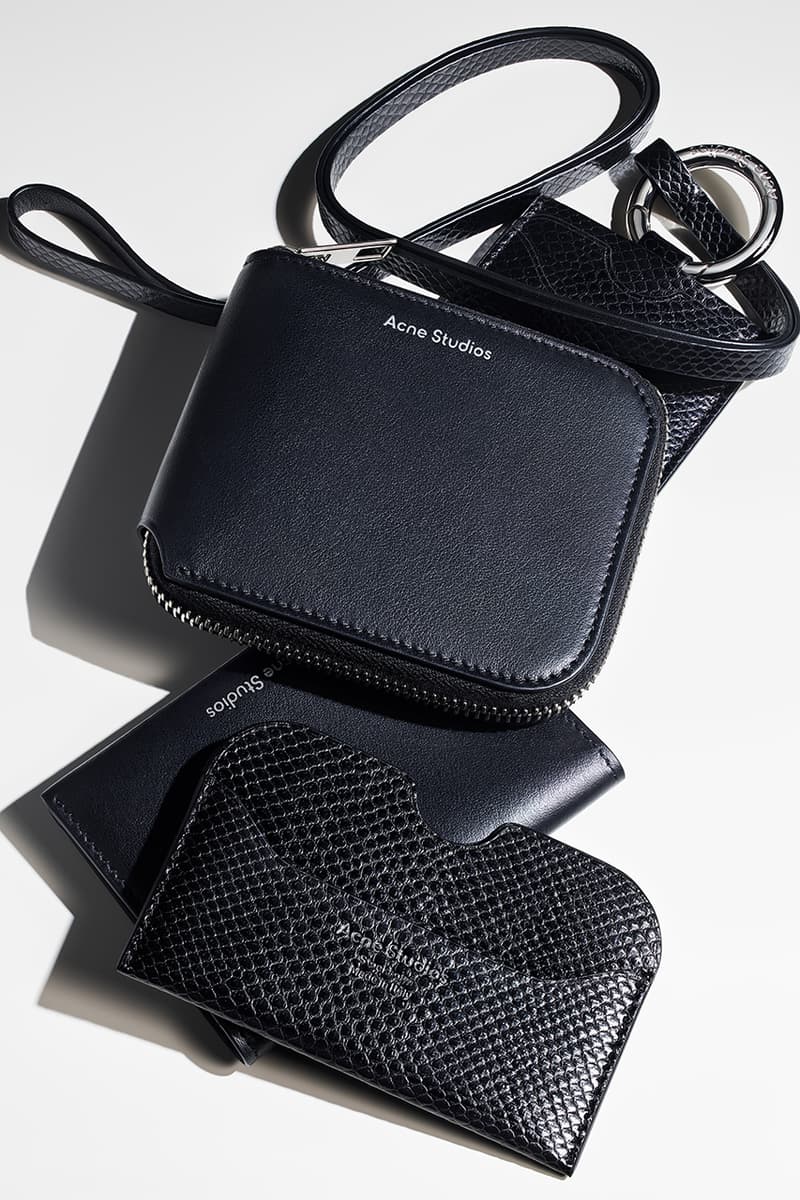 acne studios fall winter 2020 small leather goods release information details buy cop purchase