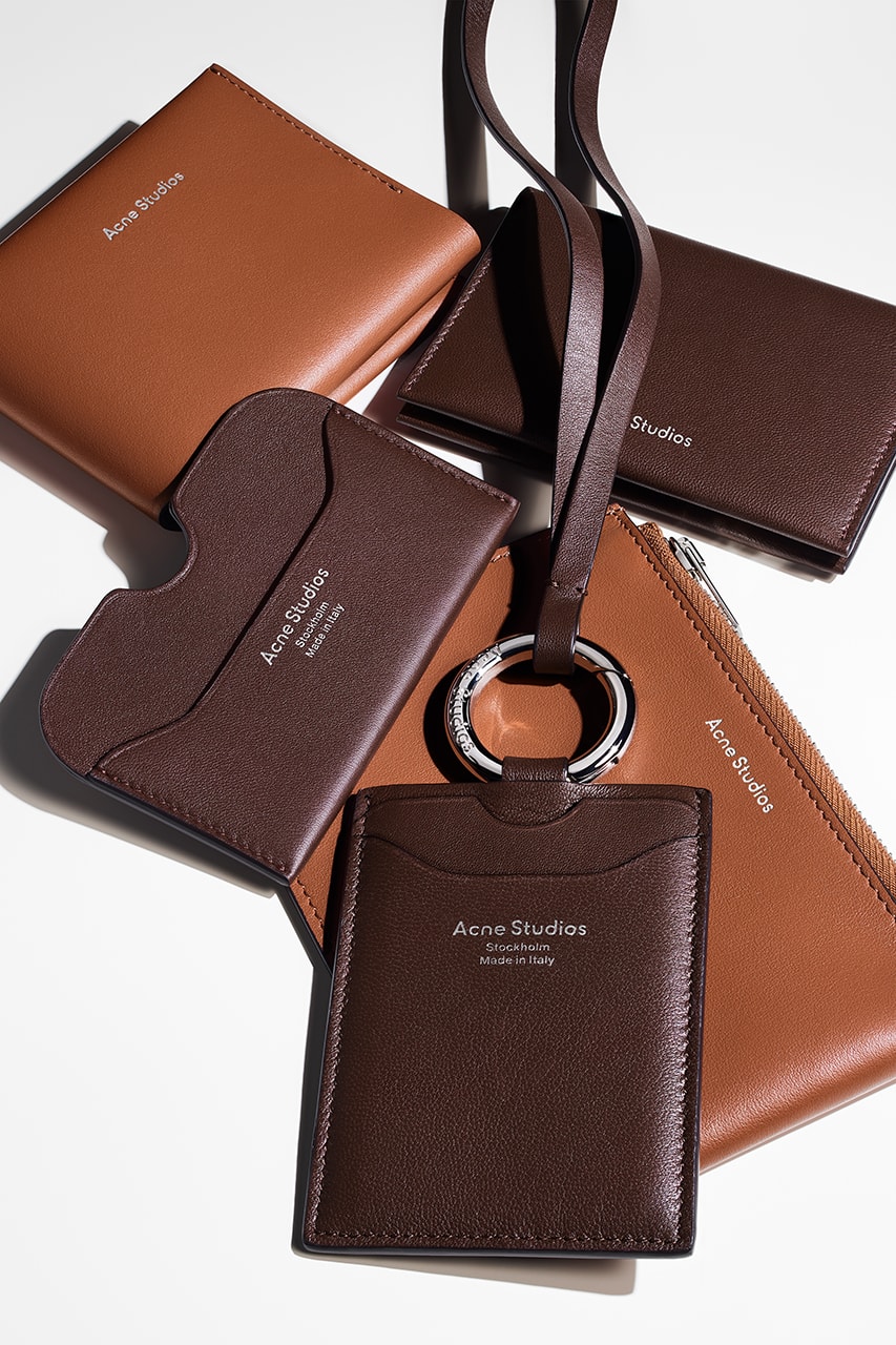 acne studios fall winter 2020 small leather goods release information details buy cop purchase