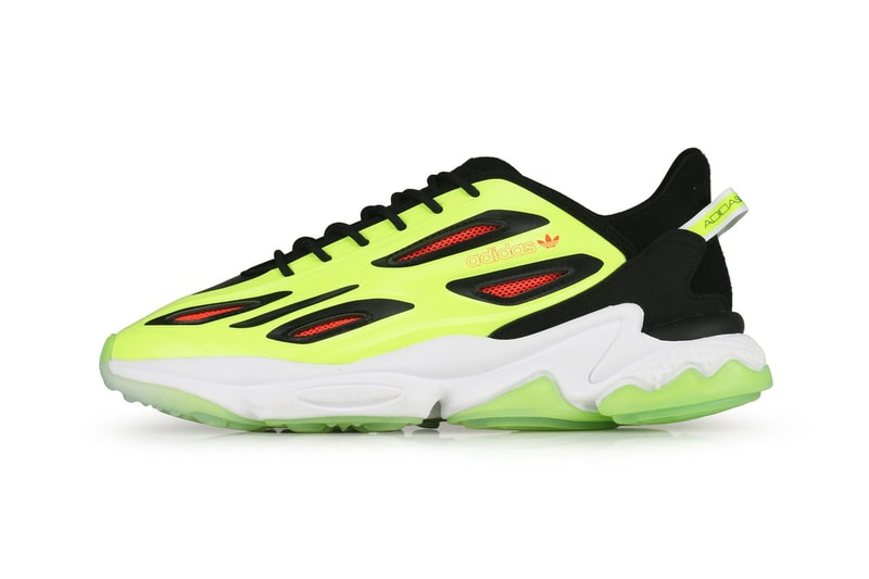 adidas Originals Ozweego Celox "Core Black / Solar Yellow / Solar Red" H68622 Adiprene Adiprene+ EVA Midsole YEEZY 700 V3 Styling Drop Date Closer Look Release Information Technical Shoe Three Stripes Trefoil