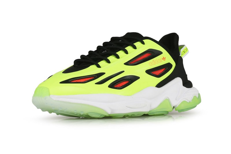 adidas Originals Ozweego Celox "Core Black / Solar Yellow / Solar Red" H68622 Adiprene Adiprene+ EVA Midsole YEEZY 700 V3 Styling Drop Date Closer Look Release Information Technical Shoe Three Stripes Trefoil