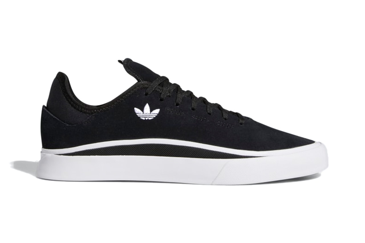 Adidas skateboarding sable black sneaker information release where to buy fisheye lens 