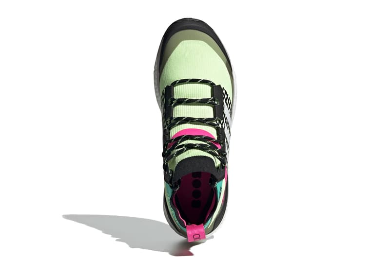 adidas terrex free hiker primeblue hi res yellow crystal white core black green pink FY7334 official release date info photos price store list buying guide