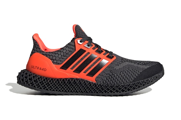 adidas' Ultra4D Dares to Be Bold With "Core Black/Solar Red" Colorway