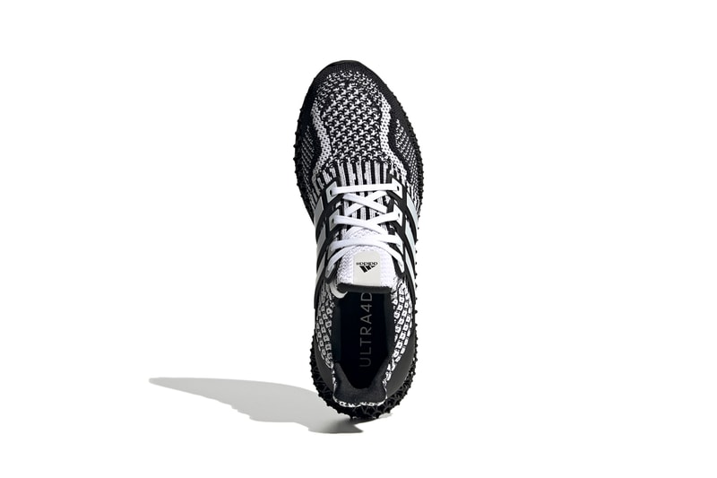 adidas Ultra4D "Core Black/Solar Red" G58159 "Core Black/Cloud White/Carbon" G58158 Release Information First Look Drop Date Cop Three Stripes Future Four Dimension Light Oxygen Resin Technology Footwear Shoe Sneaker Trainer UltraBOOST OG